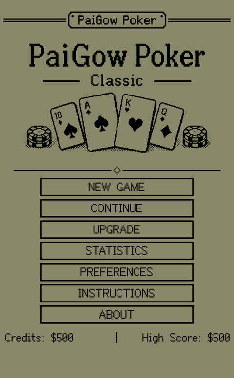 PaiGow Poker Classic gameplay